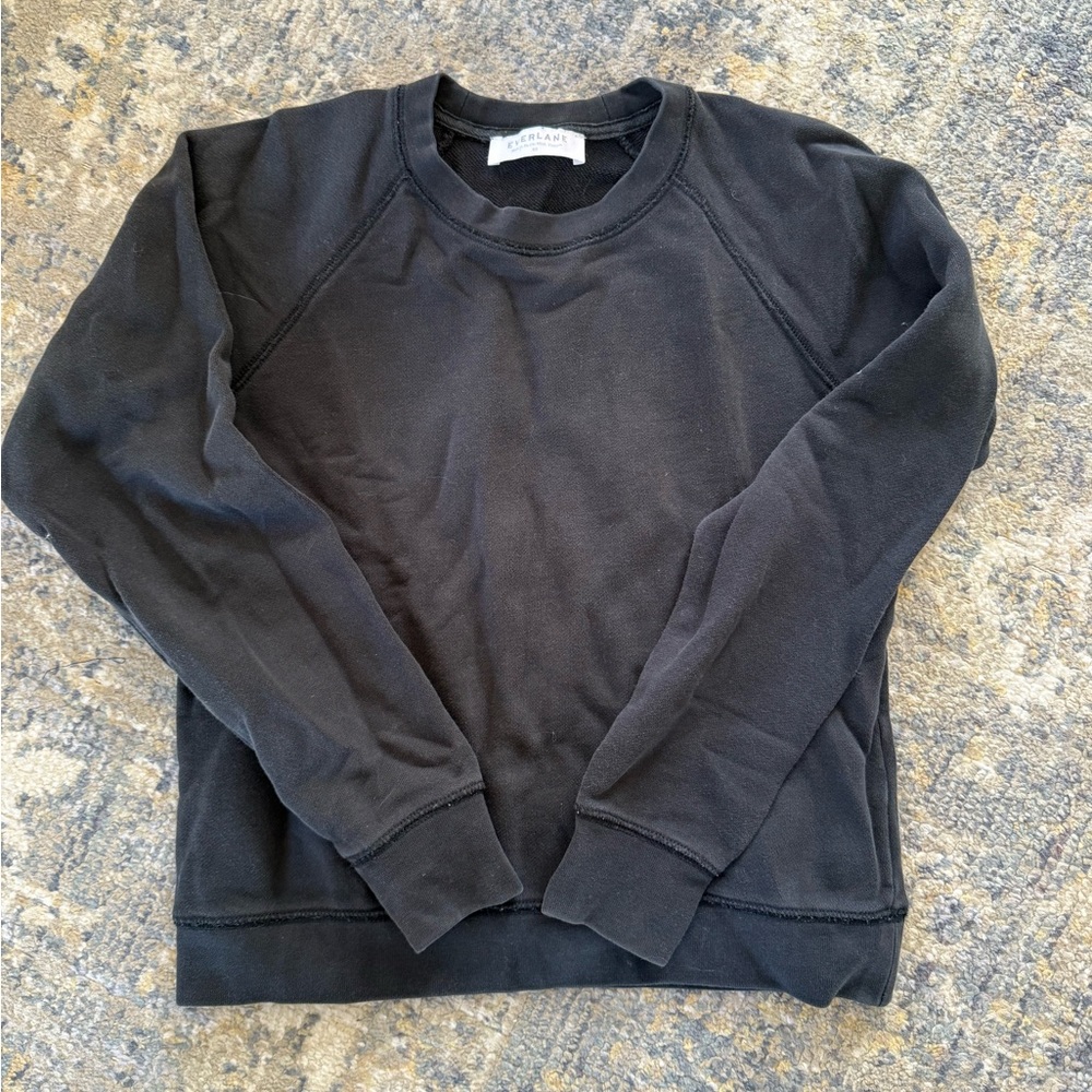 Everlane sweatshirt, faded black, XS